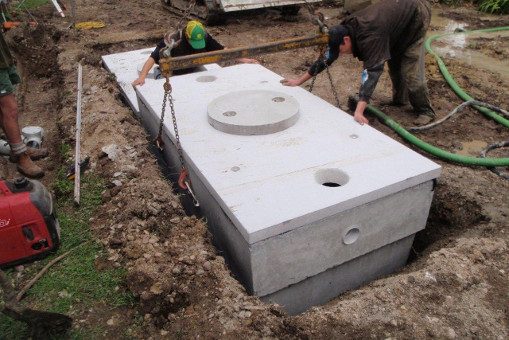 Montaż szamba betonowego